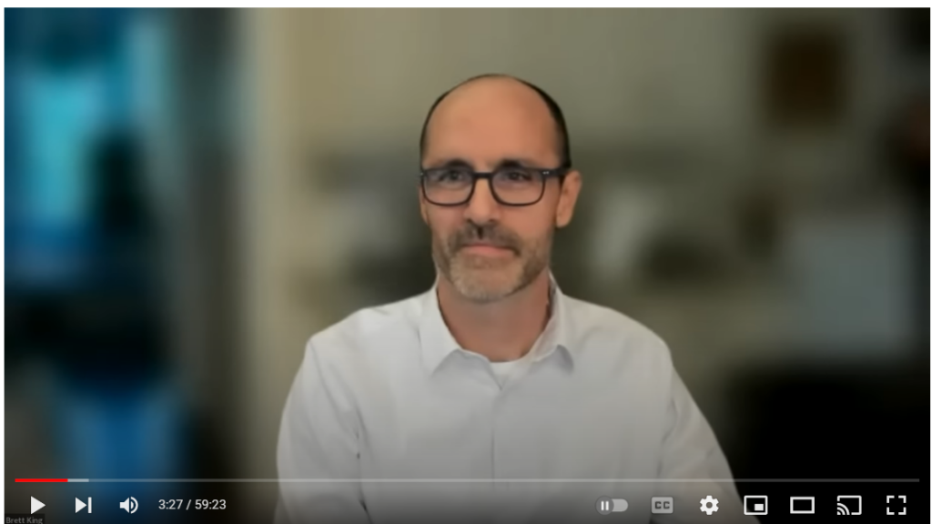 Brett King discussing alopecia areata treatments