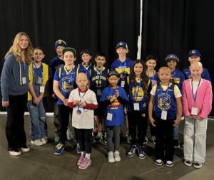 children with alopecia areata at a NAAF support group event