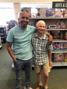 teen with alopecia areata with a NAAF mentor